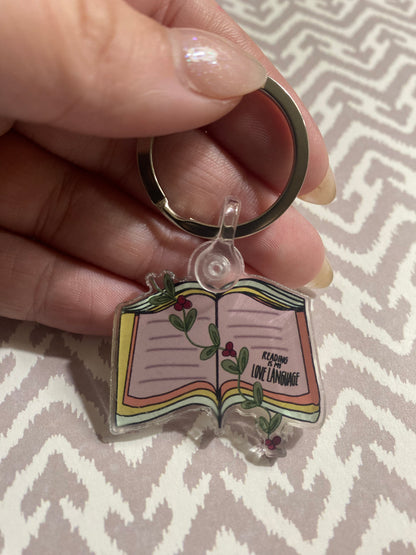 Reading Is My Love Language [Keychain]