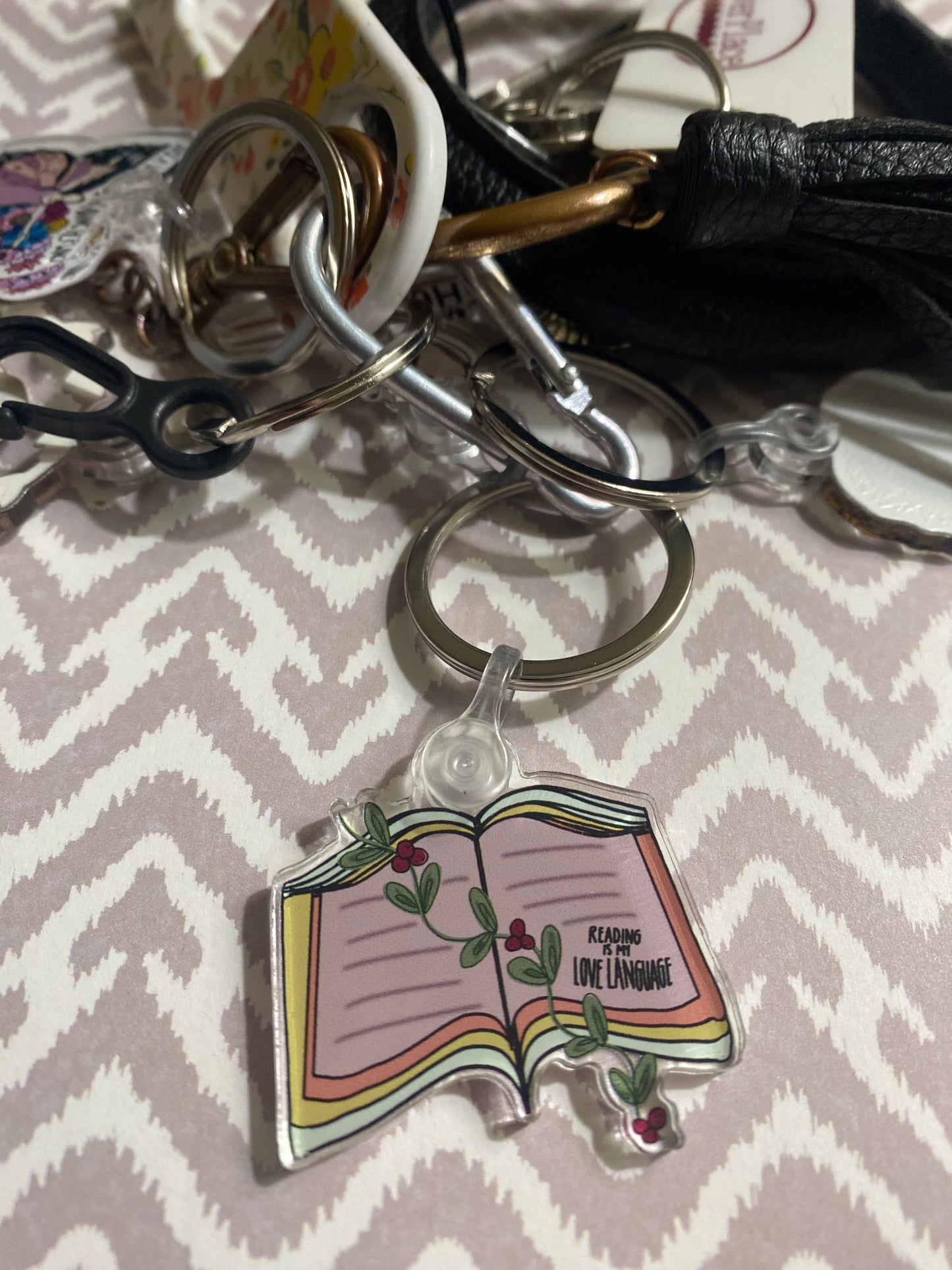 Reading Is My Love Language [Keychain]