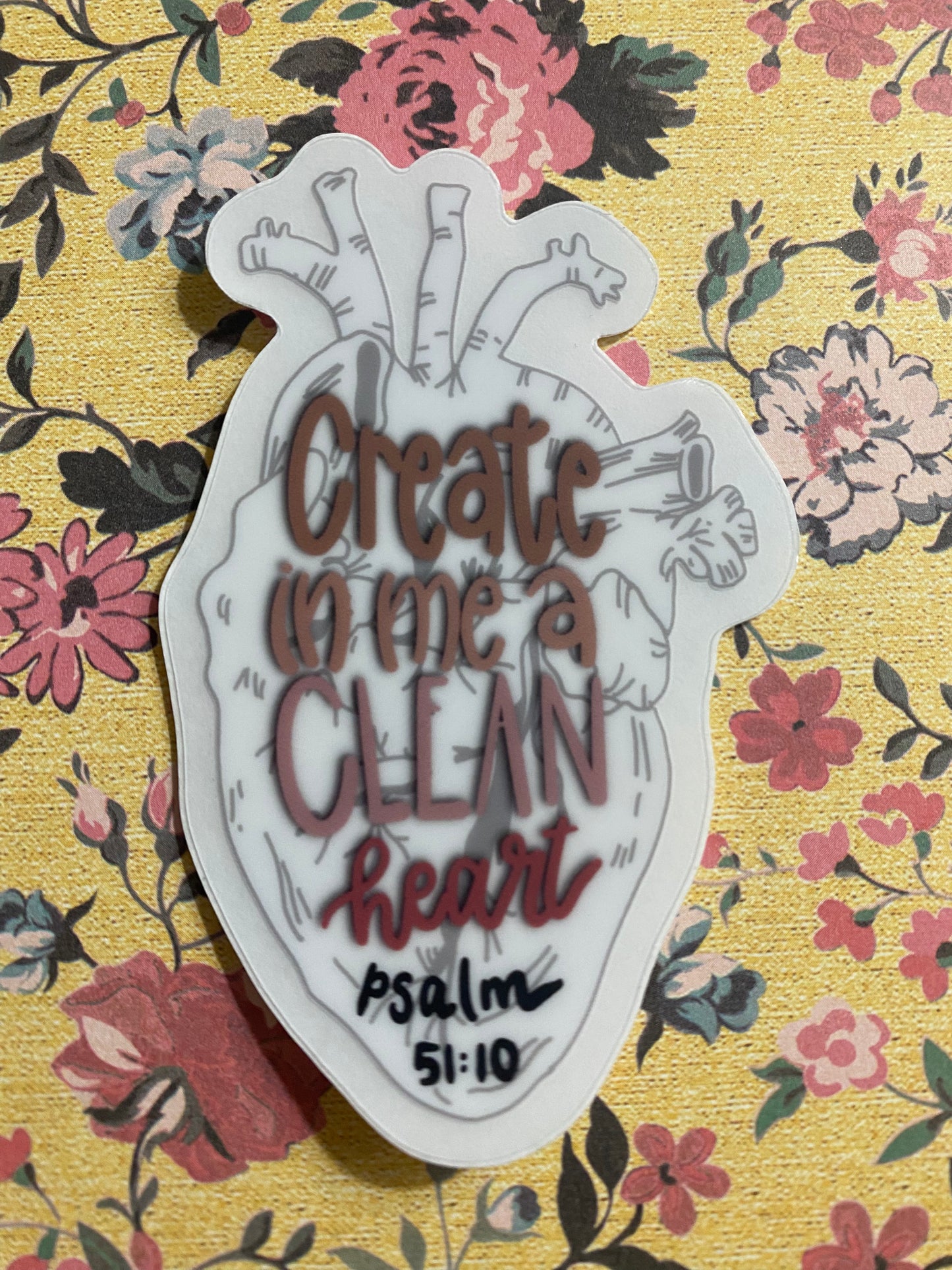 Psalm 51:10 - Clean Heart [Clear]