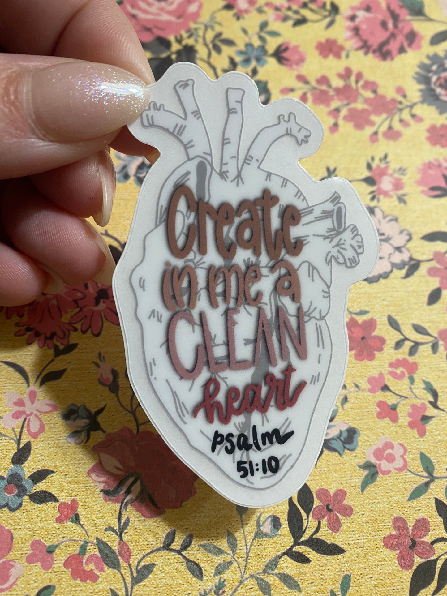 Psalm 51:10 - Clean Heart [Clear]