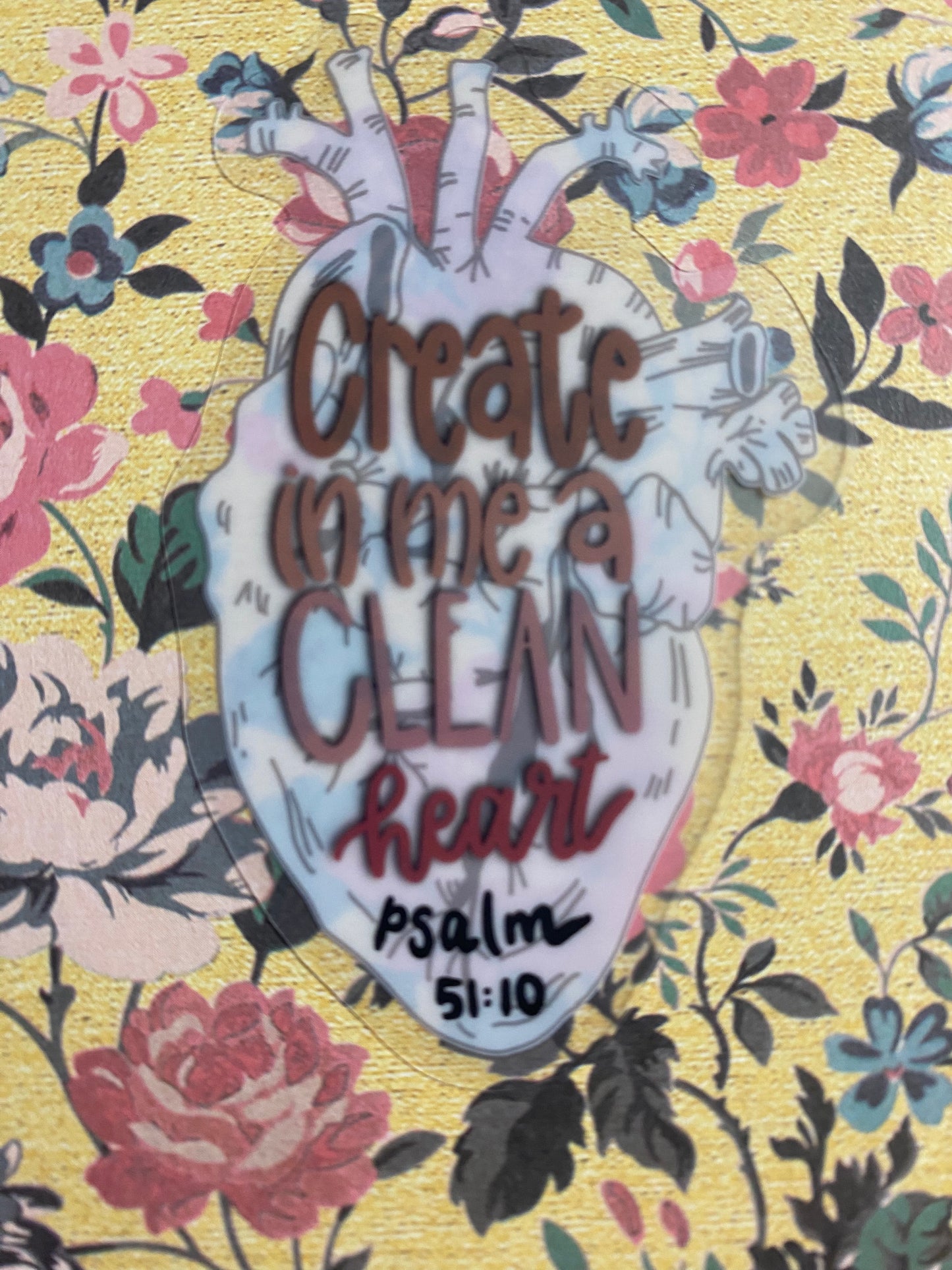 Psalm 51:10 - Clean Heart [Clear]